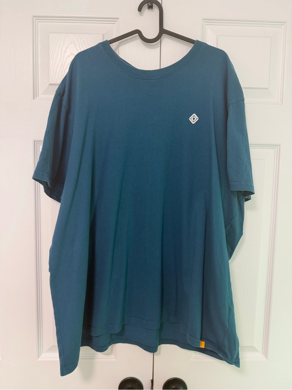 Men's Rivian Compass Teal Short-Sleeve Crewneck Tee 2XL